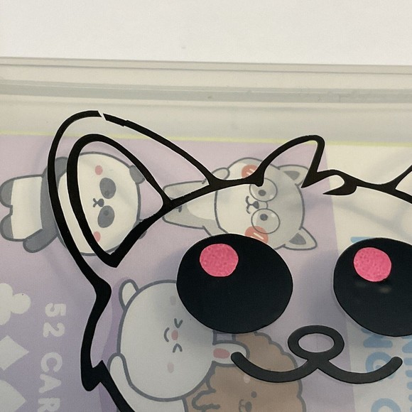 Kawaii Animals Playing Cards with Erasers and Unique Plastic Case - Picture 4 of 6